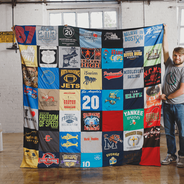 Denim and tshirt sales quilt