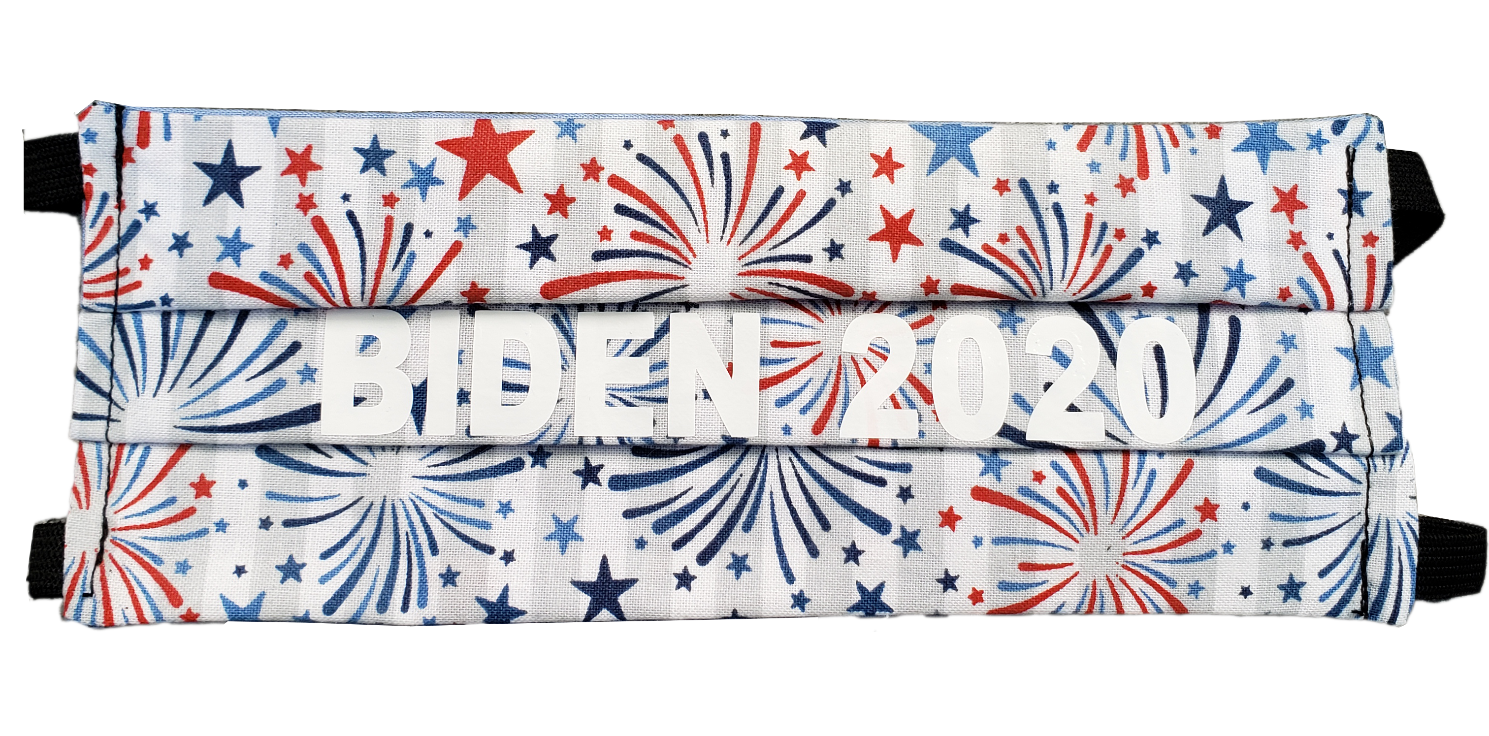 Biden 2020 Fireworks Face Mask